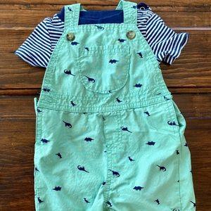 Carter’s boys dino coveralls 3-6 months